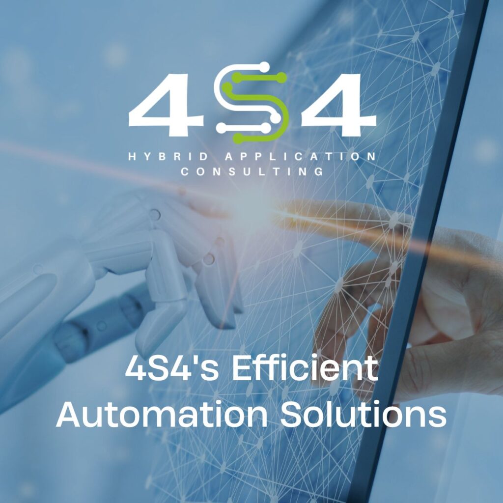 Achieve Operational Excellence with 4S4's Efficient Automation Solutions