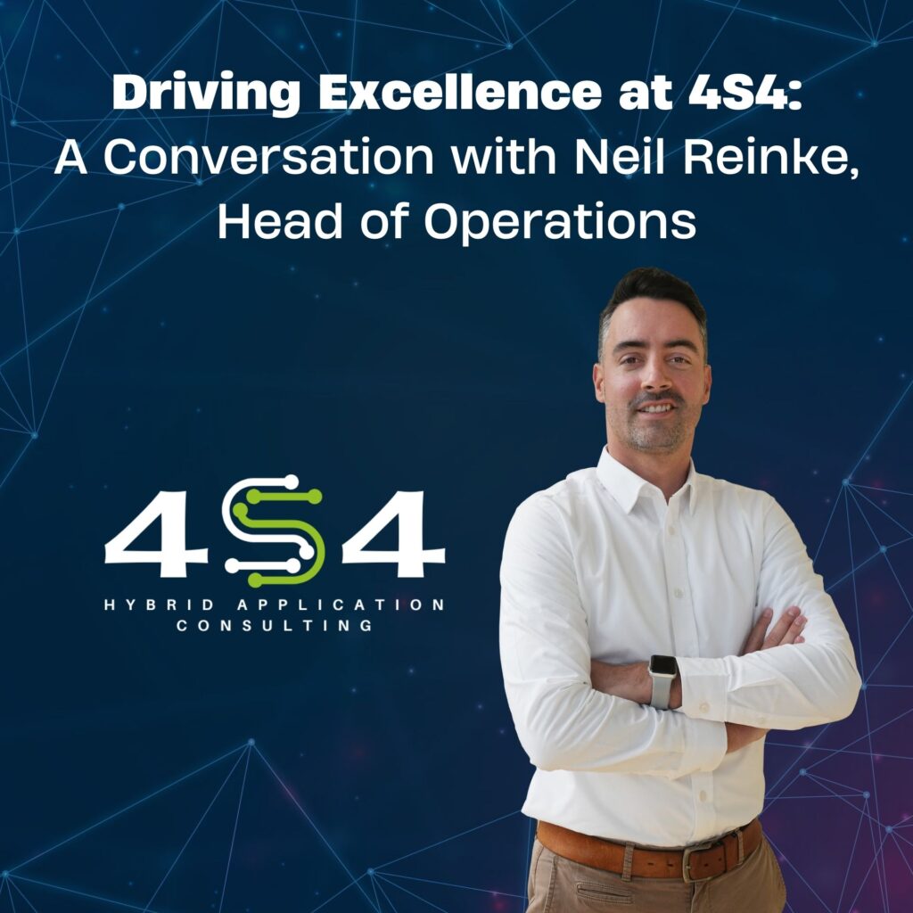 Driving Excellence at 4S4: A Conversation with Neil Reinke, Head of Operations